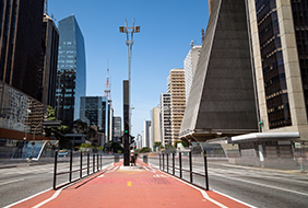 Avenida Paulista e o Distrito Financeiro